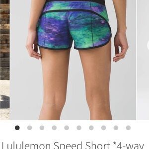 lululemon athletica Women's Multicolor Speed Shorts